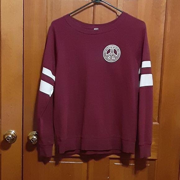 Old Navy Peace Sign Sweatshirt - Picture 1 of 2